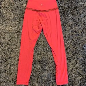 Pink LuLu Lemon 25 Inch Legging